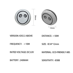 UWB Chip Smart <span class=keywords><strong>GPS</strong></span>-apparaat IOS-systeem Handheld Anti-verlies <span class=keywords><strong>tracker</strong></span> Mini Smart <span class=keywords><strong>GPS</strong></span>-<span class=keywords><strong>tracker</strong></span> tag voor sleutels, portemonnee, huisdieren en tassen - Product Image 2