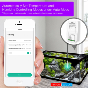 Module d'interrupteur intelligent WiFi Moes pour la température et l'humidité, double sortie relais, contrôle sans fil, compatible Alexa et Google <span class=keywords><strong>Assistant</strong></span>, contrôle par application - Product Image 6