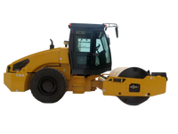 Compacteur routier, rouleau vibratoire à tambour en acier entièrement hydraulique de 10 tonnes pour projets autoroutiers