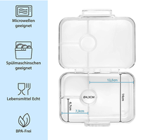 Nouvelle boîte à bento isotherme en Tritan de qualité alimentaire pour enfants et étudiants, sans BPA et compatible micro-ondes