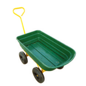 Gerobak Dorong Baja Galvanis 65L untuk Konstruksi, Pertanian, dan Kebun, Berkualitas Tinggi dan Tahan Lama - Product Image 1