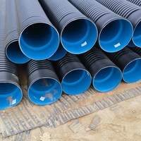 Tuyau flexible en PEHD ondulé pour conduite électrique, gaine de câble souterraine, canalisation d'évacuation des eaux usées
