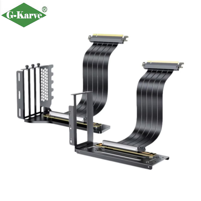 Custom PCIe 4.0 High-Speed Server Graphics Card Extension Cable, 16x Riser Ribbon for PCI-E Adapter