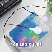 Boule de LED étanche haute luminosité 80mm Programmable Amusement Rgb DMX Dc24v Pixel lumière extérieure ampoule LED