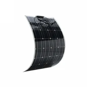 מכירה לוהטת Polycrystalline הסיליקון תא פוטו פנל סולארי יעילות גבוהה עמיד למים Custom מונו 100w גמיש פנל סולארי