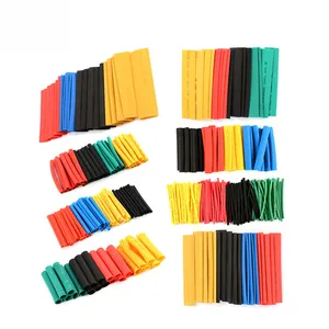 164 Pcs Shrinking Heat Shrink Tube Colorful 2:1 Polyolefin Tubing Sleeve Wrap Wire Set Tubing Wrap Sleeve Assorted 8 Size