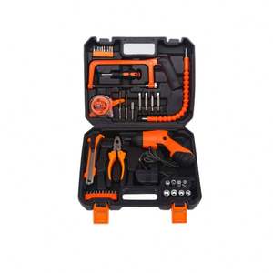 Juego de Taladro Inalámbrico de 48 Piezas, Destornillador con Batería de Litio para el Hogar, Juego de Herramientas Portátil y Práctico para Uso Doméstico, Personalizable OEM - Product Image 1