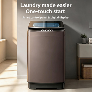 New 10KG Fully Automatic <strong>Top</strong> <strong>Load</strong> Pulsator <strong>Washing</strong> <strong>Machine</strong> with LED Digital Display for Home Apartment Laundry Use - Product Image 3