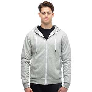 Service OEM Sweat à capuche en coton à double fermeture éclair pour hommes avec logo personnalisé brodé Sweats à capuche à fermeture éclair complète pour logo personnalisé - Product Image 1