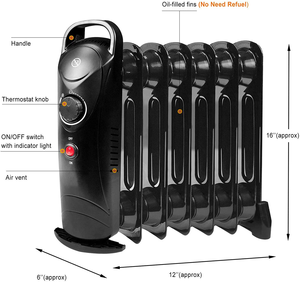 Máy Làm Nóng Dầu Tản Nhiệt Điện <span class=keywords><strong>Convector</strong></span> 1000W/<span class=keywords><strong>1500W</strong></span>/2000W/2500W Cho Máy Cuộn Calefoctor Electrico - Product Image 6