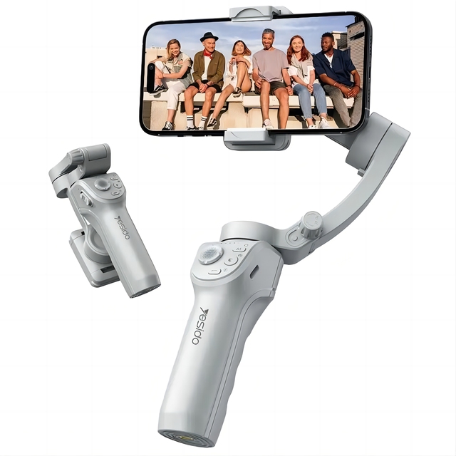 SF18 Smart Mobile Phone Gimbal Stabilizer 360 Ai Auto Face Tracking Handheld BT Selfie Stick Tripod Professional Tracking Gimbal