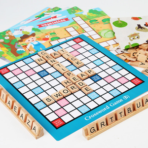 Vente chaude Enfants Magnétisme Mots Croisés Puzzle Conseil Correspondant Alphabet Mot Anglais Mot Orthographe Jeu Pour enfants unisexe CE CPC - Product Image 5