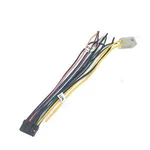 Universal Car Cable 16Pin Adapter Complete Wiring Harness Plug With 15A Fuse Plug For Alpines Car