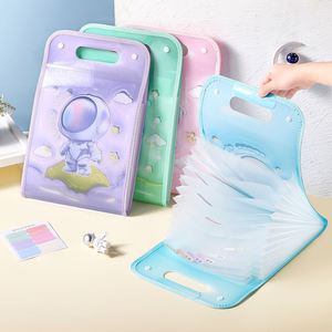 Wholesale A4 PP File Folder With Double Snap Cartoon Waterproof Organ <b>Bag</b> Expending Folder Student Test Paper <b>Document</b> <b>Bag</b> - Product Image 2