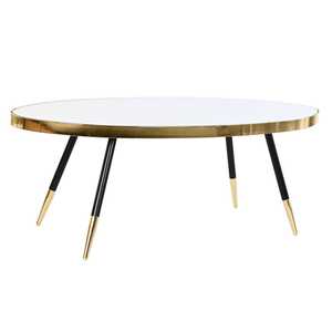 Steel and <b>Mirror</b> Gold <b>Coffee</b> <b>Table</b> 110x50x41.5 cm - Product Image 3