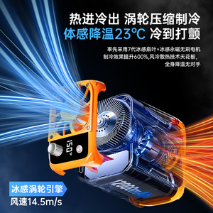 Ventilador de Cintura Portátil Recargable con Motor sin Escobillas, 3-6 Horas de Duración de Batería, Refrigeración para el Verano, Usable - Product Image 3