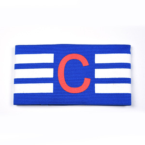 Brassard de Capitaine de Football avec Marque C, Entraînement Sportif, Trois Bandes, Matériel Polyester, Élastique et Durable - Product Image 2