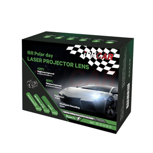 Iphcar Top công suất cao P8 laser thực bi LED ống kính máy chiếu 6 + 3 + 2 chip đôi Laser biled ống kính đèn pha xe hơi phổ thông - Product Image 6