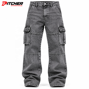 Colección de jeans personalizados para hombre al por mayor, línea de ropa de jeans para hombre, jeans para hombre OEM, marca privada, MOQ bajo - Product Image 4
