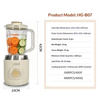 3-in-1 Multifunctionele Elektrische 800W 3-Snelheden Fruit- en Groentenblender Sapcentrifuge Voedselverwerker Hakselaar Vleesmolen Plastic
