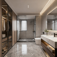 Conception et construction de villas de luxe modernes, service de conception personnalisée de maisons à 5 chambres avec piscine