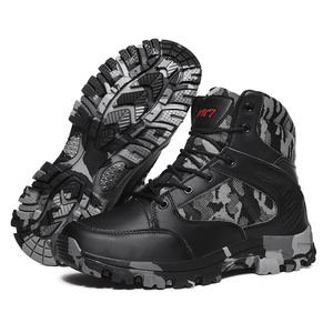 Cuir de qualité supérieure et Oxford Upper <span class=keywords><strong>Camping</strong></span> Designer Noir Vendeur <span class=keywords><strong>Pas</strong></span> <span class=keywords><strong>cher</strong></span> Camouflage Bottes Haute Jungle Boot Jeune Couleur - Product Image 4