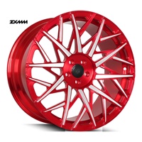 Jantes forgées ZXMM en alliage d'aluminium poli, jantes de voiture multi-rayons 5x114 5x130 5x120 17 18 19 20 21 22 pouces