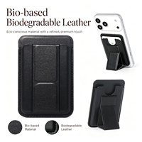 Dompet Magnetik Pemegang Kartu Pelacak Pintar Bersertifikasi MFi dengan Apple Find My dan Google Find Hub untuk IOS Android
