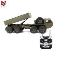 1/12 2.4G 4WD RC télécommande tout-terrain camion militaire camion à benne basculante enfants télécommande voiture jouets (édition Standard)