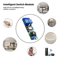 Module de relais WiFi Tuya 2CH AC DC 7-32V Interrupteur intelligent sans fil pour la maison Contrôle à distance RF 433MHz Récepteur avec Alexa Googole Home