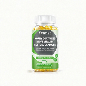 Capsules Molles de Soutien à la Vitalité Masculine – Extrait de Horny Goat Weed 800mg, 90 Gélules, Mélange Herbal pour Maintenir un Mode de Vie Actif (OEM) - Product Image 1