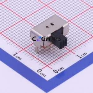 SK22D02L4 Slide Switch Through hole Component (THT) Switch Double Pole Double Throw Rectangle Pin Header PC Pin 10.8mm - Product Image 1