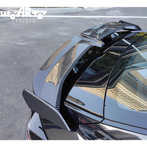 Haosheng ABS Plastic Carbon Fiber Black Rear Wing Trunk <strong>Spoiler</strong> Rear <strong>Spoiler</strong> for MG5 <strong>MG6</strong> Sedan 2017 2018 2019 2020 2021 2022 - Product Image 3