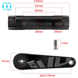 Pédalier BMX SeeMore 165/170MM en alliage d'aluminium ultraléger, bras de manivelle de vélo DUB29mm 3-Bolt GXP à montage direct - Product Image 4