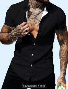 Kemeja Hawaii Pria Gaya Vintage Grosir, Lengan Pendek, Motif Garis, Cetak Digital, Ukuran XL XXL 5XL, Harga Pabrik, Diskon - Product Image 6