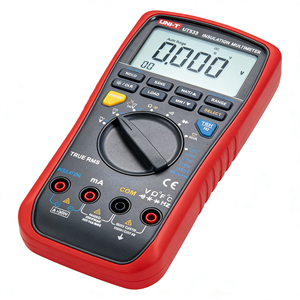 Цифровой мультиметр UNI-T UT533: Измеритель сопротивления изоляции и заземления 50~1000В, тестер емкости и температуры, мегаомметр - Product Image 3