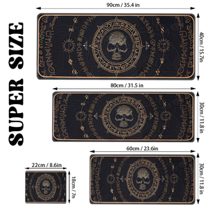 <span class=keywords><strong>Tapis</strong></span> <span class=keywords><strong>de</strong></span> souris <span class=keywords><strong>de</strong></span> jeu <span class=keywords><strong>XXL</strong></span> Occult Skull Mystic Runes & Precision Tracking 80x30cm - Product Image 2