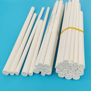 Изолятор 99.5% магнезии, окись магния, керамический, с четырьмя прорезями - Product Image 1