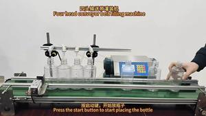 Small Essential Oil Eye Drops Chemical Liquid Perfume Liquid Conveyor Belt Magnetic <b>Pump</b> 4 Heads Filling Machine Automatic - Product Image 4