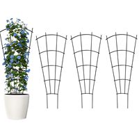 Enrejado de Diamantes para Jardín, Expandible, Soporte para Plantas Trepadoras, 180 x 32 cm, Blanco, Premium para Exteriores
