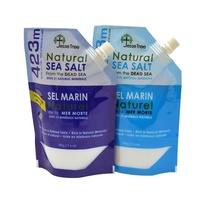 Sachet transparent réutilisable de haute qualité sans BPA pour aliments pour bébés, sachet d'emballage en forme de bec verseur pour jus de fruits avec buse d'aspiration