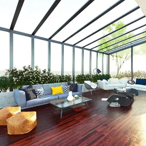 Nhôm solarium Vườn Nhà hiên mùa đông vườn sunrooms nhà kính phòng mặt trời nhà kính nhà kính sunroom