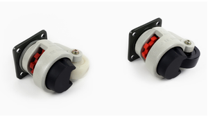 Roda resistente para nivelamento, nivelamento das rodas brancas, ajuste do pé, silencioso, rodas giratórias - Product Image 3