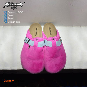 OEM/ODM, mules et sabots en cuir pour femmes, design personnalisé, broderie <span class=keywords><strong>de</strong></span> logo - Product Image 4
