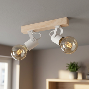 Trio 2xE27 Faretto a Striscia in Metallo Bianco IP20 (R86662031) - Product Image 3