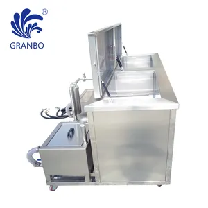 Best Price Double Tank Industrial Ultrasonic Cleaner Cleaning for Hardware Engine Electronic Components