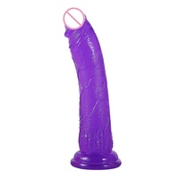 Godemichet long et coloré pour femmes, accessoires de masturbation, produits en ligne