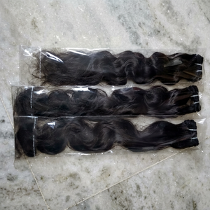 ผมมนุษย์ทอเกรด12A ผมต่อแบบธรรมชาติดิบวิกผมทอจากอินเดีย - Product Image 1