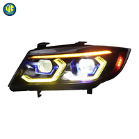 YU GUANG pour BMW Série 3 325i 320i 335i E90 Phare avant 2005-2012 Pièce auto de mise à niveau Phare blanc jaune double DRL