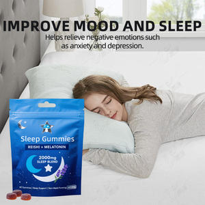 Melatonin Formula Herbal alami Gummies tidur untuk Kualitas Tidur lebih baik pasokan OEM jumlah besar - Product Image 2